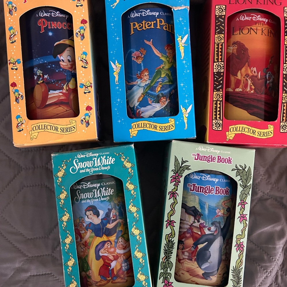 Never Used, 1994 Disney Collector Series Glasses from BK